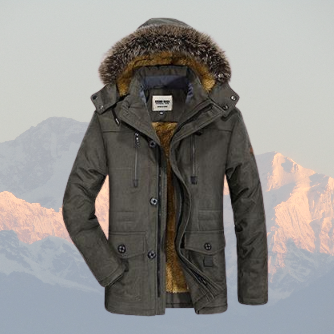 Parka d'Hiver Isolée pour Hommes - Chaleur et Style Intemporel