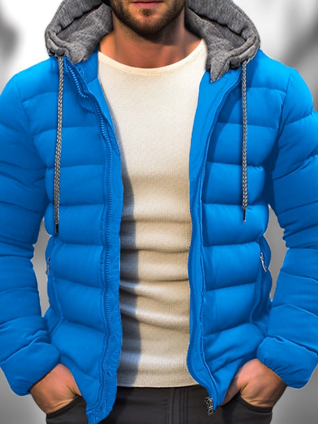 Manteau d'hiver isolé pour Hommes - Capuche zippée et ajustement personnalisé