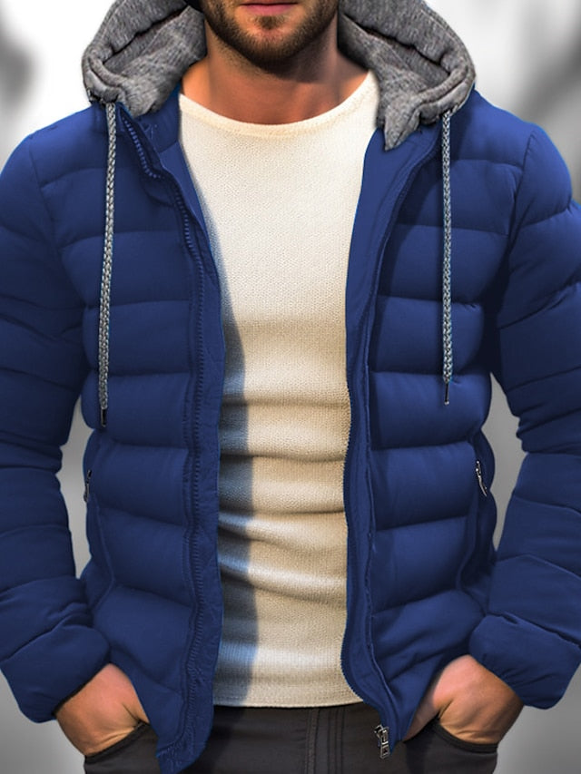Manteau d'hiver isolé pour Hommes - Capuche zippée et ajustement personnalisé