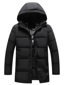Veste d'hiver à Capuche pour Hommes - Élégante, Chaude et Pratique