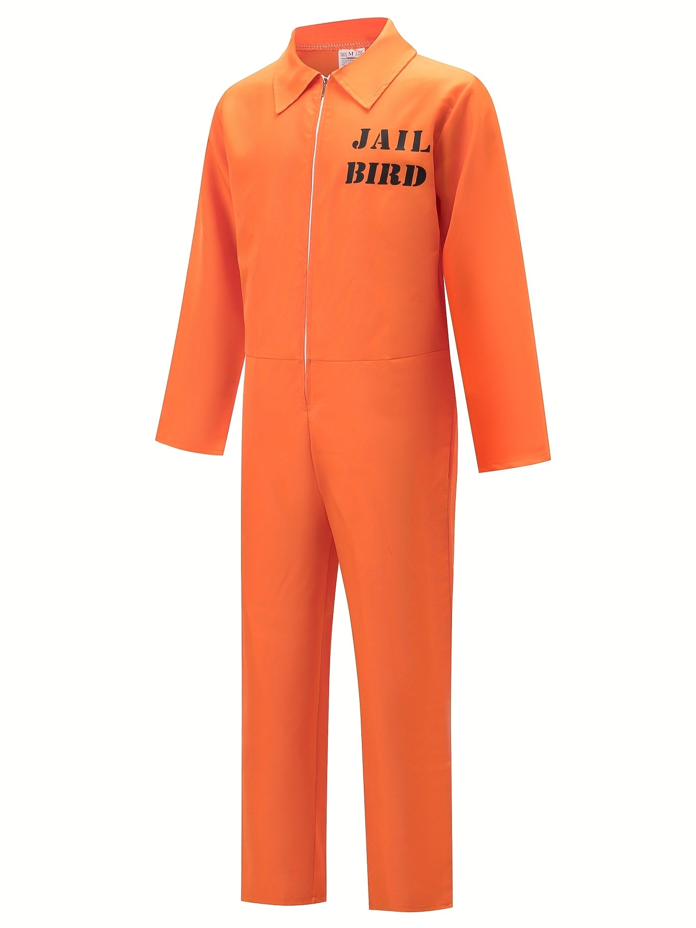 Costume de Prisonnier Amusant pour Homme - Combinaison à Manches Longues et Confortable