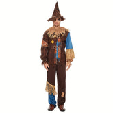 Costume Halloween Scarecrow pour Homme - Tenue Classique à Manches Longues