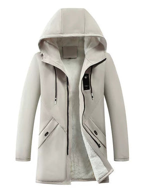 Veste à Capuche pour Hommes - Doublure en Polaire et Design Coupe-Vent
