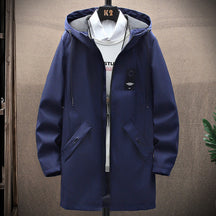 Veste à Capuche pour Hommes - Doublure en Polaire et Design Coupe-Vent