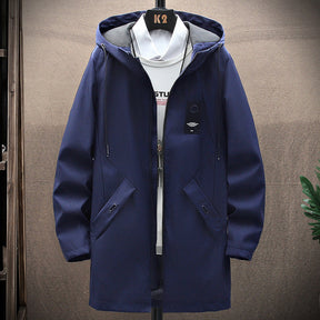 Veste à Capuche pour Hommes - Doublure en Polaire et Design Coupe-Vent
