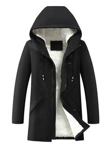 Veste à Capuche pour Hommes - Doublure en Polaire et Design Coupe-Vent
