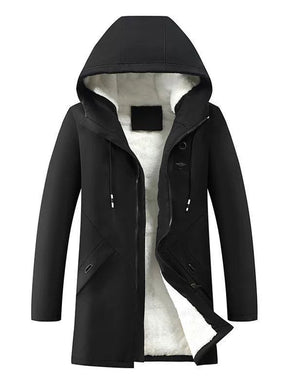 Veste à Capuche pour Hommes - Doublure en Polaire et Design Coupe-Vent