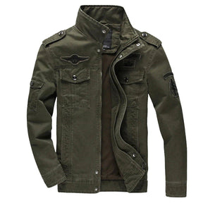Veste Militaire Décontractée pour Hommes - Polyester Durable et Confortable