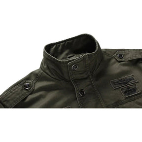 Veste Militaire Décontractée pour Hommes - Polyester Durable et Confortable