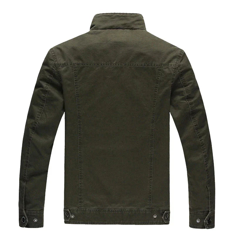 Veste Militaire Décontractée pour Hommes - Polyester Durable et Confortable