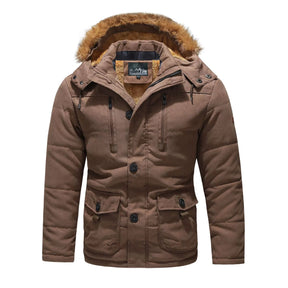 Parka Doublée en Peluche pour Hommes - Confort et Chaleur en Hiver