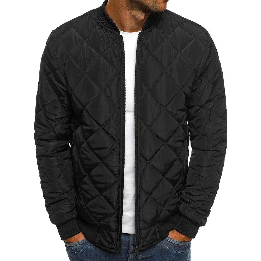 Veste Matelassée pour Hommes - Style et Confort avec Poche Zippée