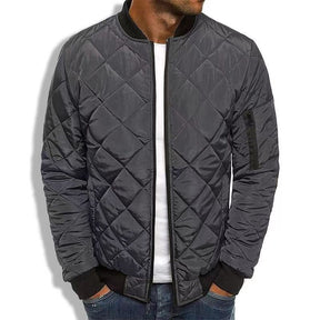 Veste Matelassée pour Hommes - Style et Confort avec Poche Zippée