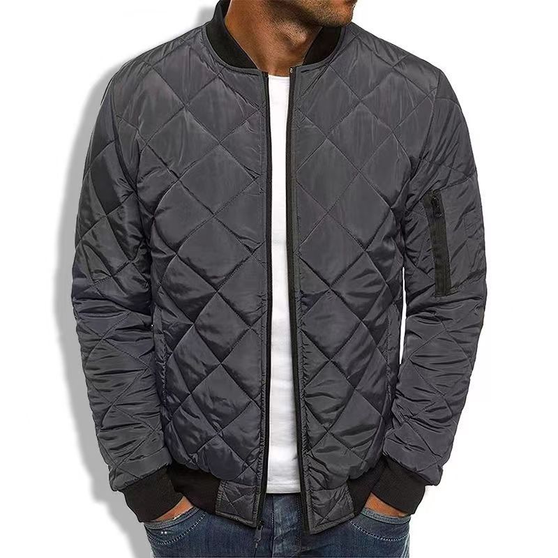 Veste Matelassée pour Hommes - Style et Confort avec Poche Zippée
