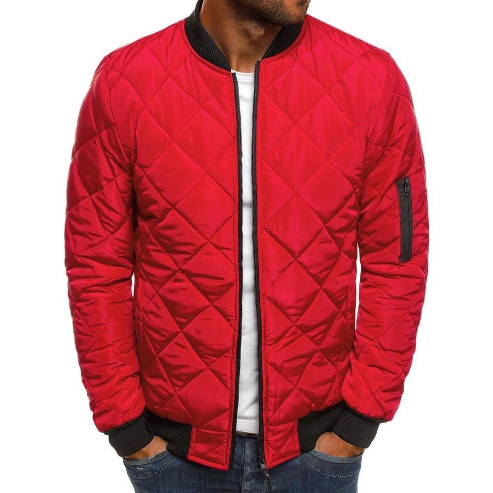 Veste Matelassée pour Hommes - Style et Confort avec Poche Zippée