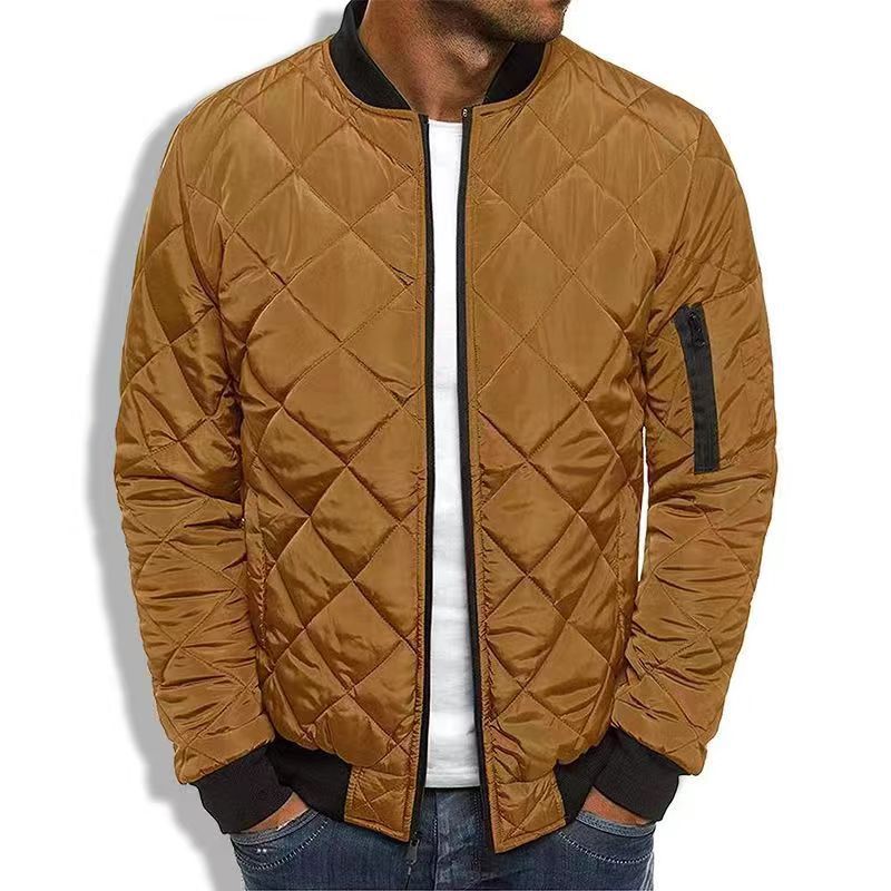 Veste Matelassée pour Hommes - Style et Confort avec Poche Zippée