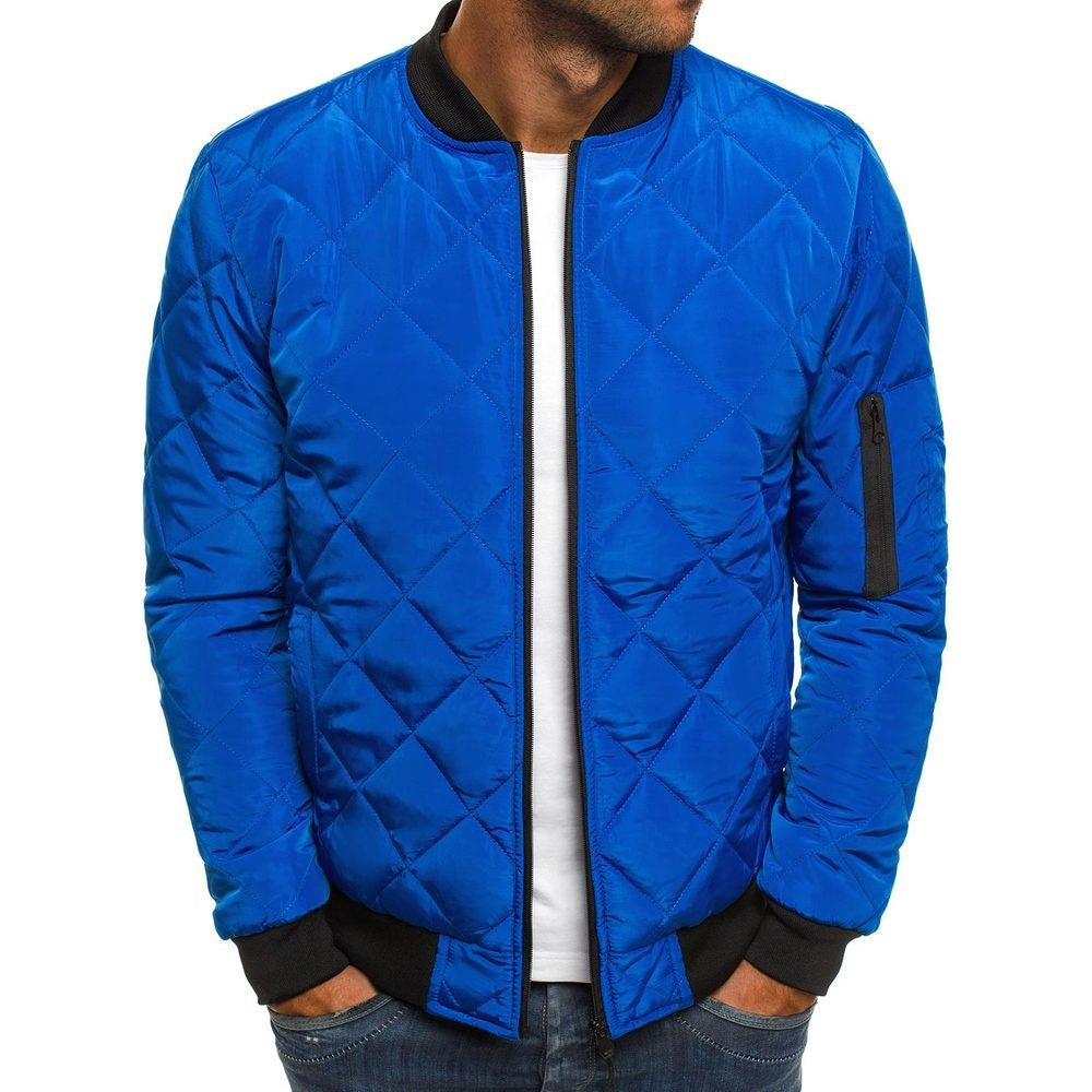 Veste Matelassée pour Hommes - Style et Confort avec Poche Zippée