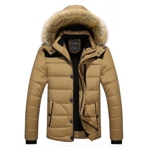 Manteau d'Hiver Matelassé pour Hommes - Style Élégant et Protection Hivernale