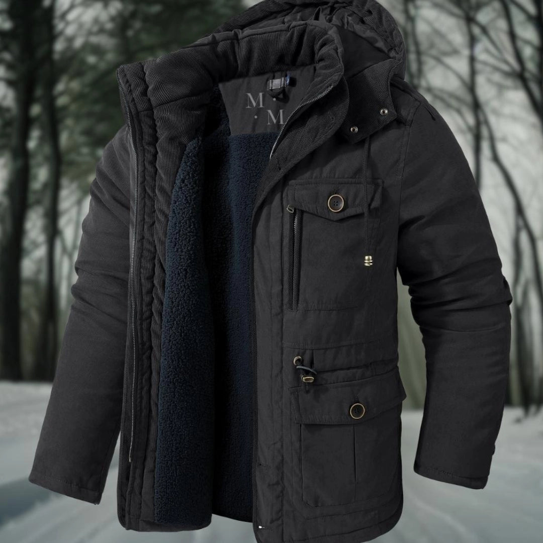 Parka pour Hommes Doublée en Sherpa - Chaud, Élégant et Pratique