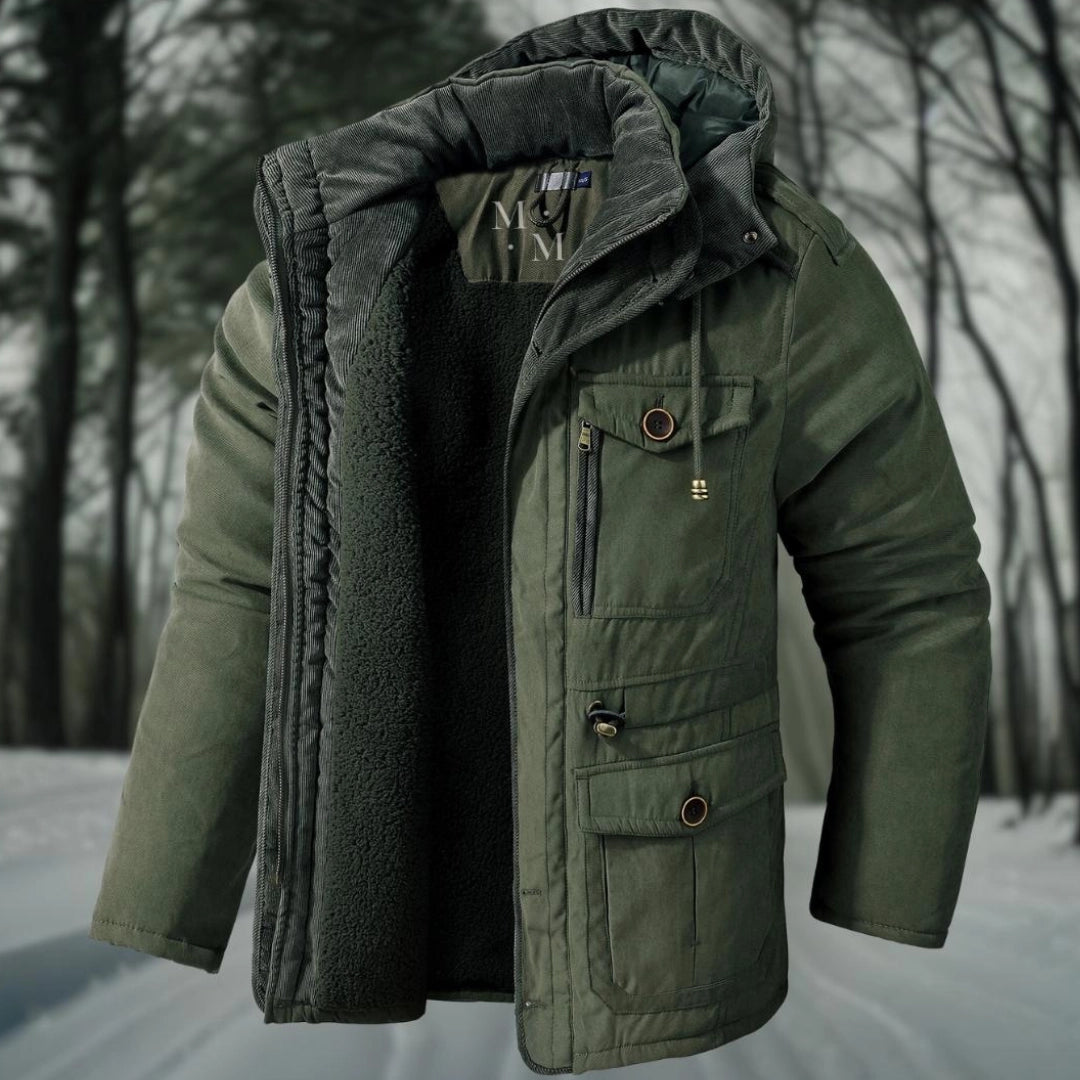 Parka pour Hommes Doublée en Sherpa - Chaud, Élégant et Pratique