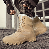 Bottes Tactiques d'Hiver pour Hommes - Imperméables et Isolées pour Aventures Froides