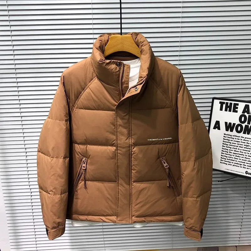 Veste en Duvet Épais pour Hommes - Chaud et Élégant pour Sorties Décontractées