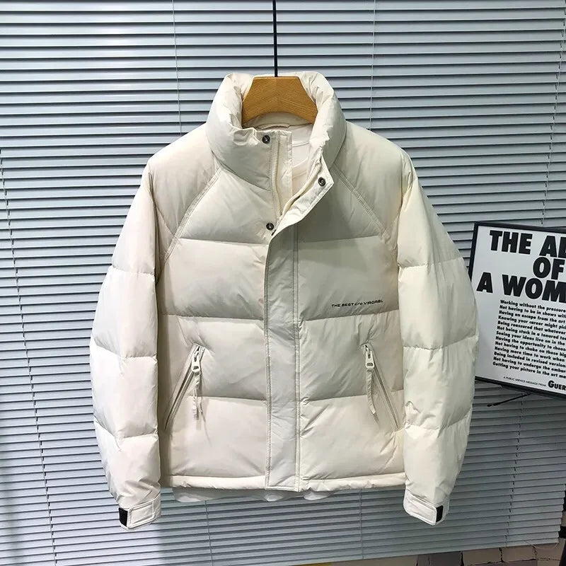 Veste en Duvet Épais pour Hommes - Chaud et Élégant pour Sorties Décontractées