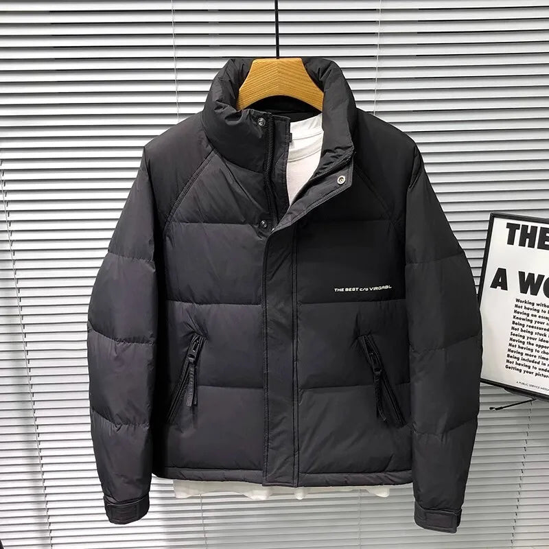 Veste en Duvet Épais pour Hommes - Chaud et Élégant pour Sorties Décontractées
