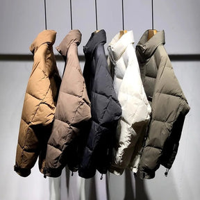 Veste en Duvet Épais pour Hommes - Chaud et Élégant pour Sorties Décontractées