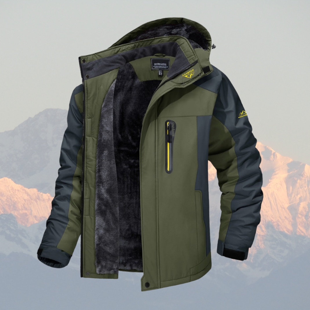 Veste d'hiver imperméable pour hommes - Confort et Protection contre les Intempéries