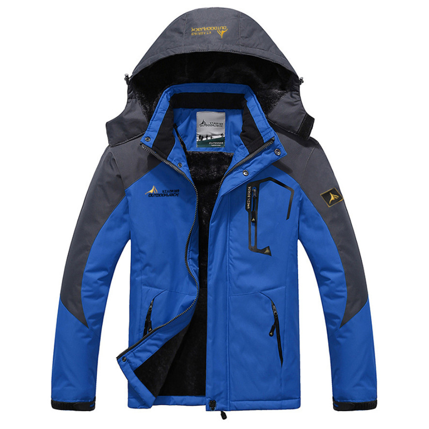 Parka pour Hommes Résistante au Vent - Chaud avec Poches Zippées