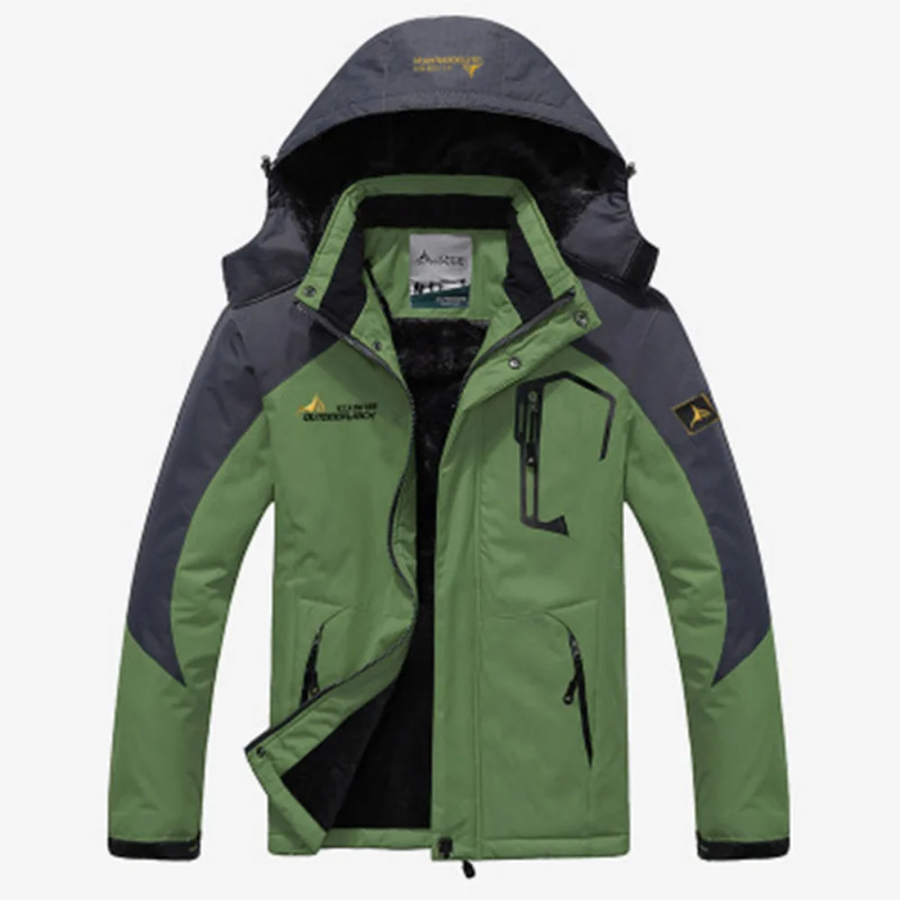 Parka pour Hommes Résistante au Vent - Chaud avec Poches Zippées