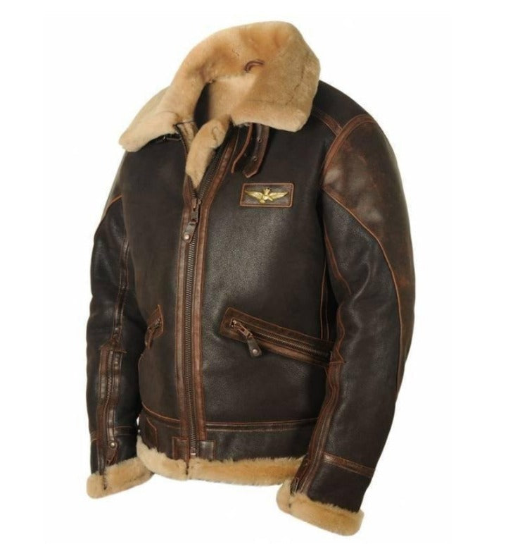 Veste d'Hiver Décontractée pour Hommes - Confort et Style en Fourrure Synthétique
