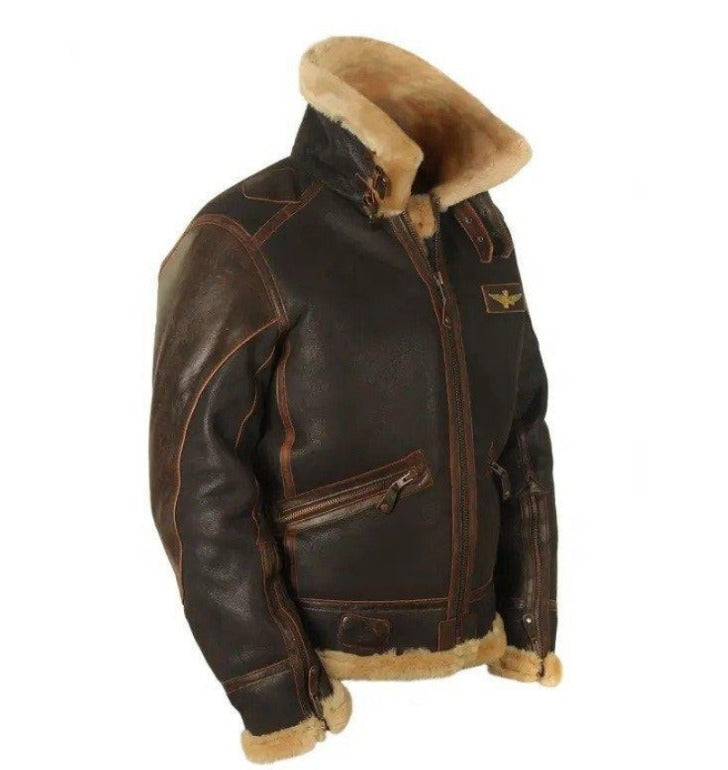 Veste d'Hiver Décontractée pour Hommes - Confort et Style en Fourrure Synthétique