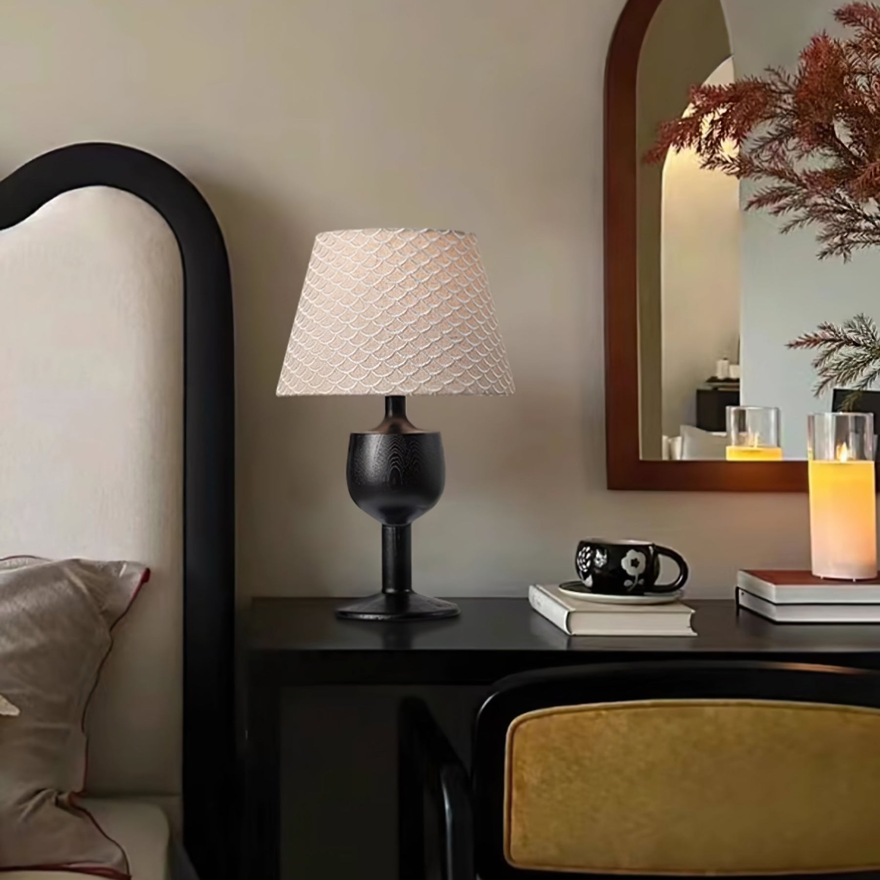 Lampe de Table en Bois - Élégance et Charme Envoûtant