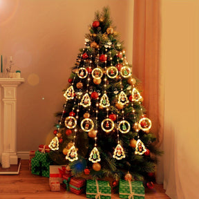 Anneau de Vœux LED Décoratif - Éclairage Magique pour Noël