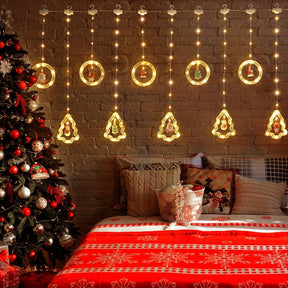 Anneau de Vœux LED Décoratif - Éclairage Magique pour Noël
