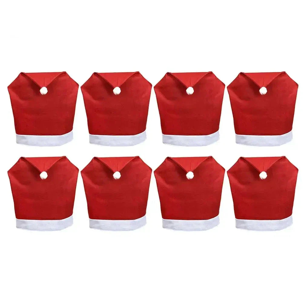 Housses de Chaises de Noël - Ambiance Festive et Élégante