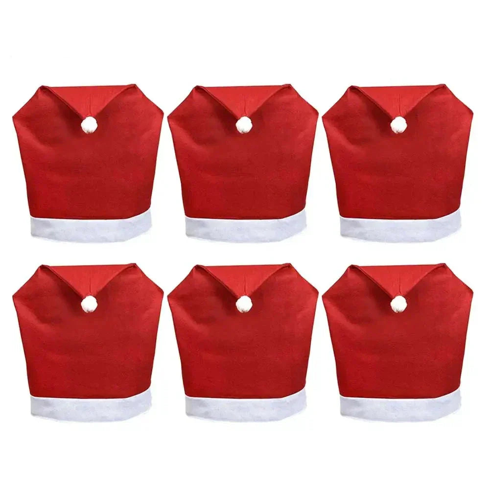 Housses de Chaises de Noël - Ambiance Festive et Élégante