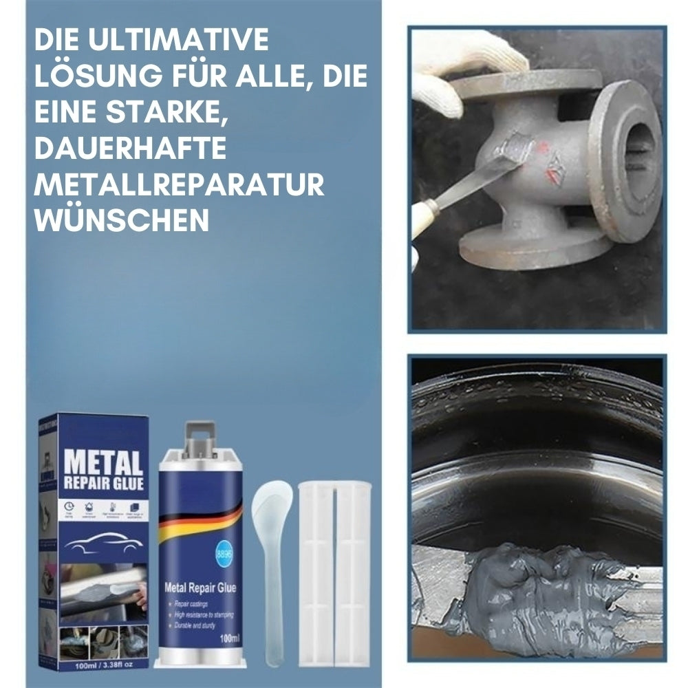 Colle Réparatrice Métallique Haute Résistance - Solution Durable pour Réparations Industrielles