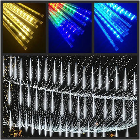 Lumières LED de Douche Extérieure - Décoration Scintillante pour Noël