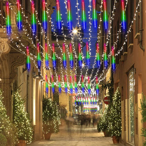 Lumières LED de Douche Extérieure - Décoration Scintillante pour Noël