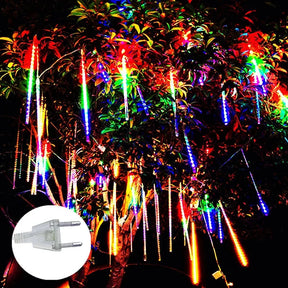 Lumières LED de Douche Extérieure - Décoration Scintillante pour Noël