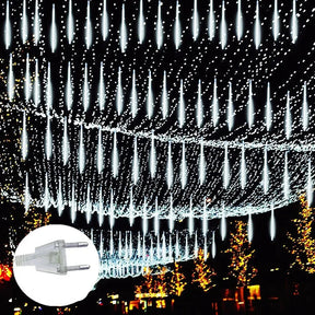 Lumières LED de Douche Extérieure - Décoration Scintillante pour Noël