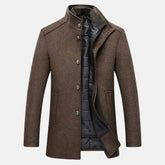 Manteau d'Hiver à Col Montant - Élégance et Chaleur pour l'Hiver