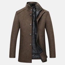 Manteau d'Hiver à Col Montant - Élégance et Chaleur pour l'Hiver