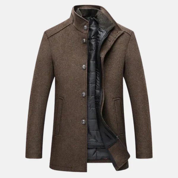 Manteau d'Hiver à Col Montant - Élégance et Chaleur pour l'Hiver