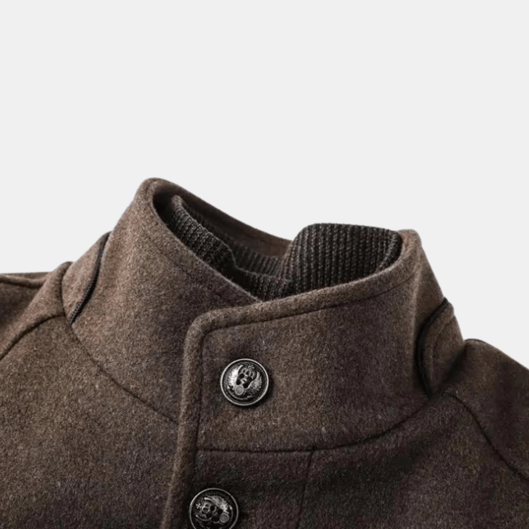 Manteau d'Hiver à Col Montant - Élégance et Chaleur pour l'Hiver