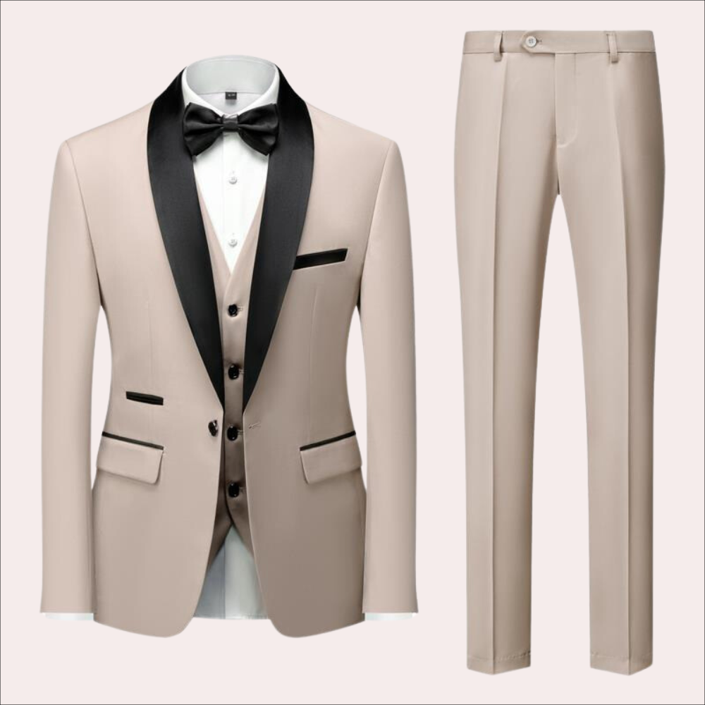 Costume Slim Fit pour Hommes - Élégant Ensemble 2 Pièces pour Mariages
