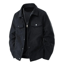 Veste d'Automne pour Hommes - Style Classique en Velours Côtelé